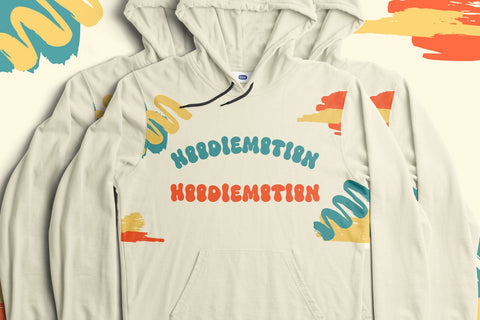 Retro Glow Font Font Dm Letter Studio 