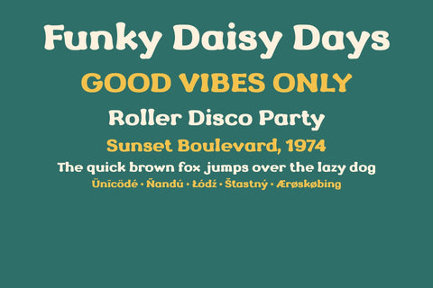 Retro Groove – Groovy 70s Retro Display Font Font ampersand 