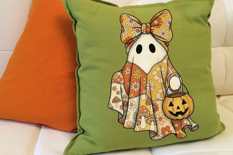 Retro Groovy Ghost PNG| Halloween Ghost Sublimation Png. Sublimation CosmosFineArt 