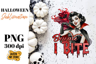 Retro Halloween sublimation design. Vampire sublimation. Sublimation Yustaf Art Store 