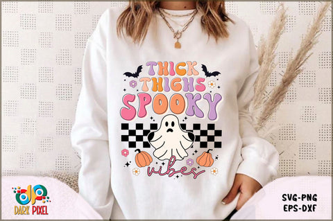 Retro Halloween SVG Bundle SVG Shetara Begum 