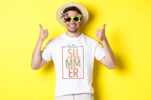 Retro Hello Summer PNG Sublimation Sublimation CraftLabSVG 