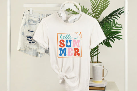 Retro Hello Summer SVG Cut File SVG CraftLabSVG 