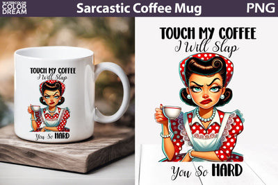 Retro Housewife Mug | Sarcastic Coffee Mug Quotes Sublimation WatercolorColorDream 