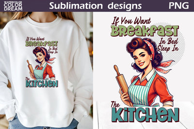 Retro Housewife Sublimation | Housewife Sarcastic Quote Sublimation WatercolorColorDream 