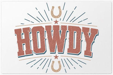 Retro Howdy Horseshoe Western PNG | Howdy Sublimation PNG SVG BillahCrafts 