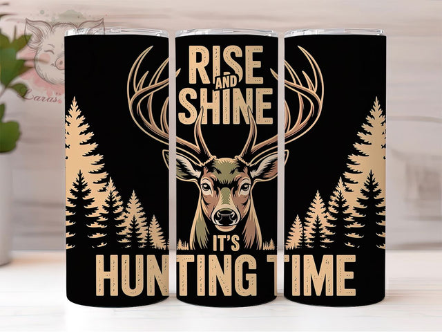 Retro Hunting Quote 20oz Tumbler, Hunting Quote Wrap, Deer Head Design, Outdoor Adventure Sublimation, 20oz Tumbler PNG, Wildlife Lover Wrap, Rustic Hunting Sublimation Sublimation Lara' s Designs 