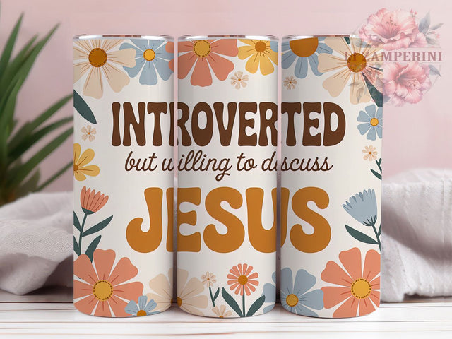 Retro Jesus Faith 20oz Tumbler, Introverted Jesus, Christian Theme, Faith Design, Vintage Style, 20oz Wrap, PNG File Sublimation Li Zamperini 