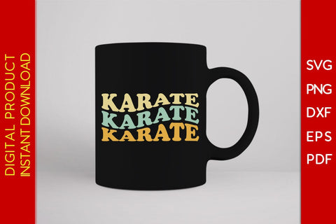 Retro Karate SVG PNG PDF Cut File SVG Creativedesigntee 