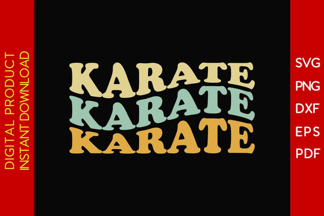 Retro Karate SVG PNG PDF Cut File SVG Creativedesigntee 