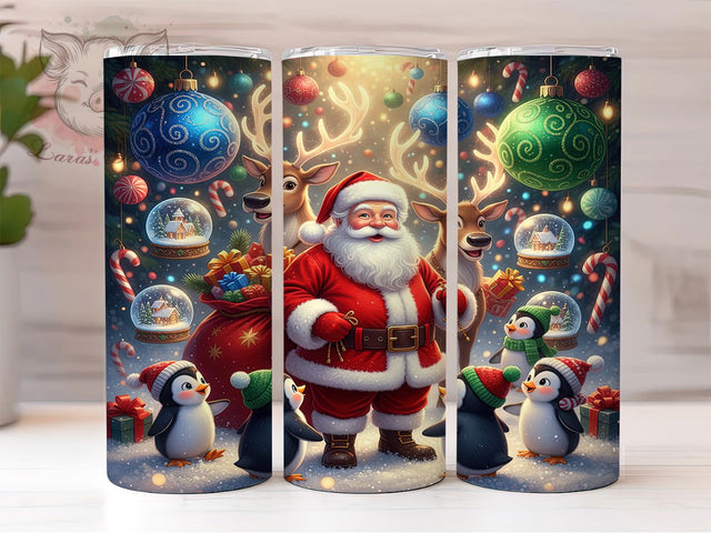 Retro Kitsch Christmas Tumbler, Kitsch Holiday Wrap, Playful Xmas Sublimation Design, Best Friend Gift Cup, 20Oz Skinny Tumbler Wrap, Vintage Holiday Mug, Funny Festive Cheer Design Sublimation Lara' s Designs 