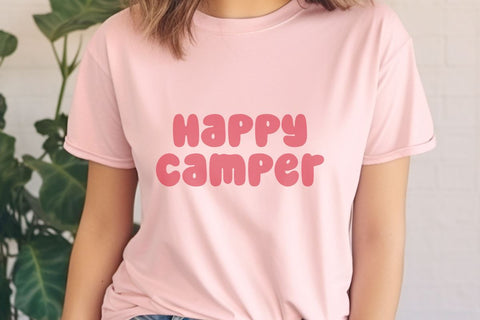 Retro Laser - Retro Bubble Font Font Masyafi Studio 