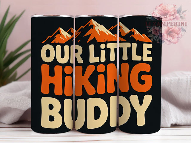Retro Little Hike Buddy 20oz Tumbler Wrap, Little Hiking Buddy, Family Adventure, Rustic Outdoor Design, Vintage Adventure, 20oz Tumbler Wrap, Sublimation PNG Sublimation Li Zamperini 
