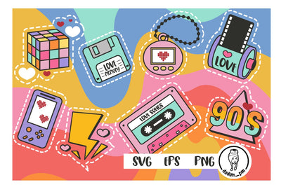 Retro love, valentines groovy SVG dadan_pm 