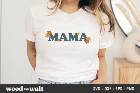Retro Mama and Mini SVG | Mommy and Me SVG SVG Wood And Walt 