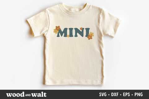 Retro Mama and Mini SVG | Mommy and Me SVG SVG Wood And Walt 