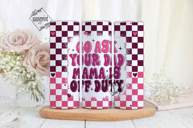 Retro mama png 20 oz Skinny Tumbler Sublimation Design Digital Download PNG funny tumbler wrap humor png sarcasm png straight tumblerwrap Sublimation sassyprint 