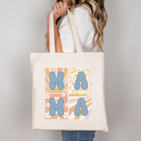 Retro Mama Squared, PNG, Sublimation, DTF Sublimation So Fontsy Design Shop 