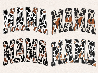 Retro Mama Varsity Cow Print Sublimation Shirt Design , Trendy Western Mama , Mothers Day Sublimation SVG DesignDestine 