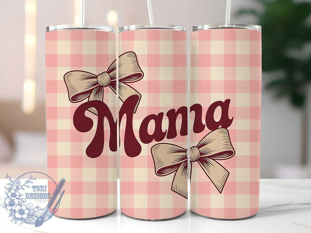 Retro Mama Vintage 20oz Tumbler, Sublimation Gift, Retro Mama Mug, 20oz Tumbler Design, Vintage Style Graphic, Mom Appreciation Theme, Retro Wrap Sublimation ToriDesigns 