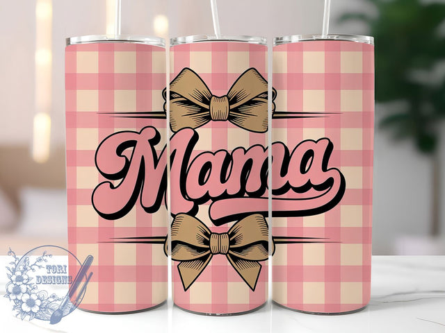 Retro Mama Vintage 20oz Tumbler, Sublimation Gift, Retro Mama Mug, 20oz Tumbler Design, Vintage Style Graphic, Mom Appreciation Theme, Retro Wrap Sublimation ToriDesigns 
