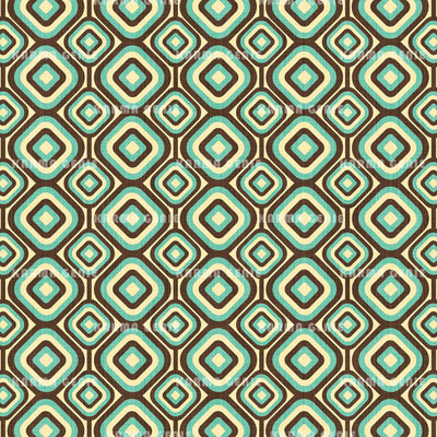 Retro Mid Century Blue And Brown Fabric Textured 1970s Pattern Digital Paper Digital Pattern Karma Genie Graphics 