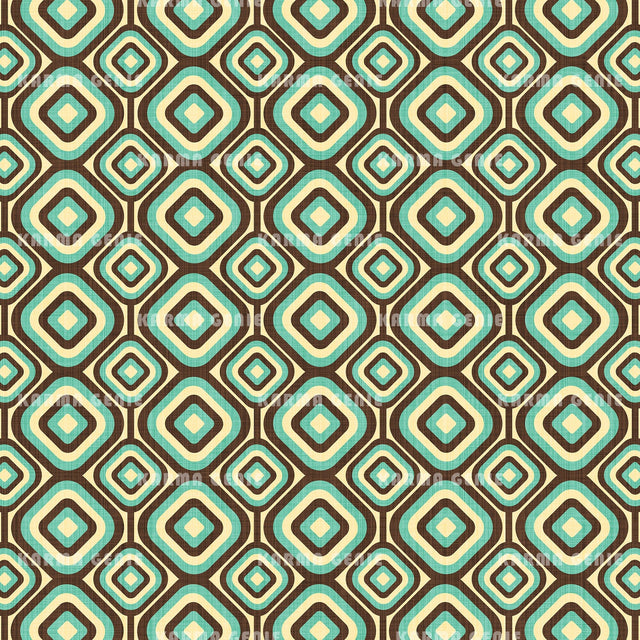 Retro Mid Century Blue And Brown Fabric Textured 1970s Pattern Digital Paper Digital Pattern Karma Genie Graphics 