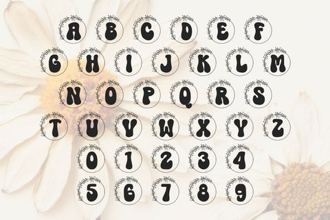 Retro Monogram Font Masyafi Studio 