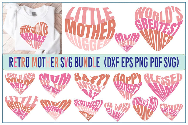 Retro Mother SVG Bundle SVG orpitasn 