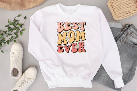 Retro Mother's Day Sublimation | Best Mom Ever Sublimation CraftLabSVG 