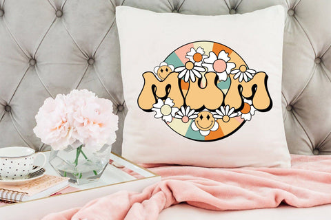 Retro Mother's Day Sublimation, Mum PNG Sublimation CraftLabSVG 