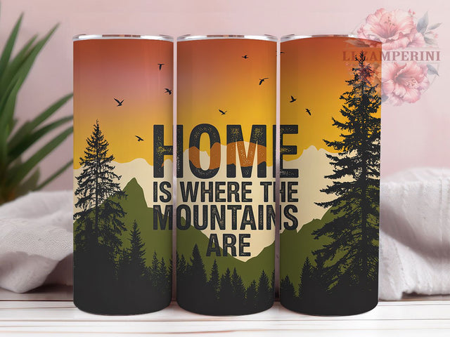 Retro Mountain Life 20oz Tumbler, Mountain Life, Inspirational Quote, Tumbler Wrap, Sublimation Design, Outdoor Adventure, 20oz Tumbler Sublimation Li Zamperini 