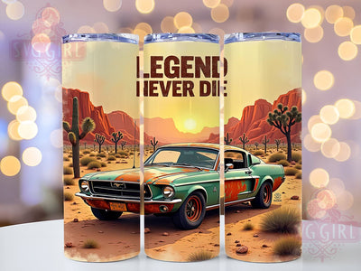 Retro Mustang Car Enthusiast 20oz Tumbler, Retro Car Design, 20oz Tumbler, Sublimation Wrap, Car Enthusiast Gift, Automotive Decor, Classic Mustang Sublimation SvggirlplusArt 