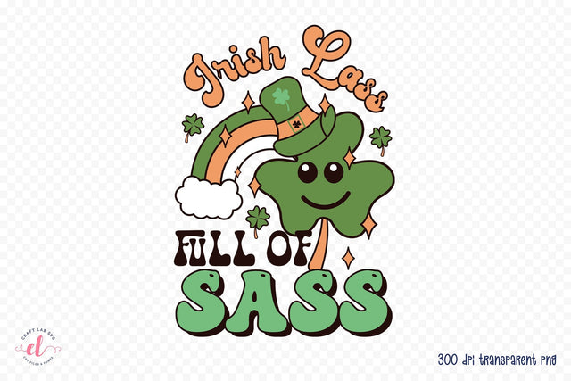 Retro My 1st St. Patrick's Day Sublimation Sublimation CraftLabSVG 