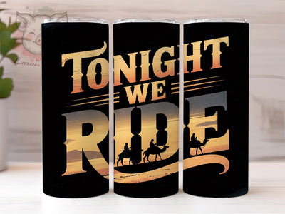 Retro Nativity Wise Men Tumbler, Three Wise Men, Nativity Scene, Vintage Tumbler, Christmas Sublimation, 20Oz Wrap Design, Tonight We Ride Sublimation Lara' s Designs 