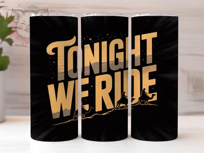 Retro Nativity Wise Men Tumbler, Three Wise Men, Nativity Scene, Vintage Tumbler, Christmas Sublimation, 20Oz Wrap Design, Tonight We Ride Sublimation Lara' s Designs 