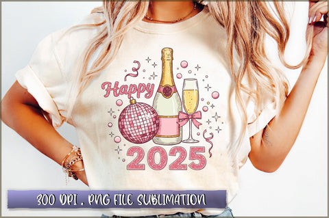 Retro Neon New Year 2025 Sublimation Sublimation Shetara Begum 