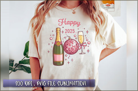 Retro Neon New Year 2025 Sublimation Sublimation Shetara Begum 