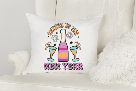 Retro New Year 2024 Sublimation Bundle Sublimation CraftLabSVG 