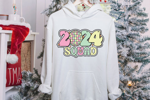 Retro New Year 2024 Sublimation Bundle Sublimation CraftLabSVG 