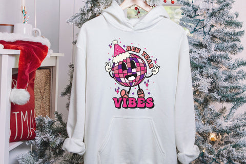 Retro New Year Vibes PNG Retro Sublimation Sublimation CraftLabSVG 