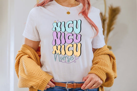 Retro Nicu Nurse PNG Sublimation Sublimation CraftLabSVG 