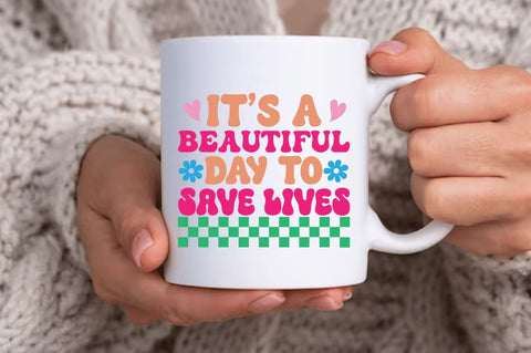 Retro Nurse SVG Bundle SVG Designangry 