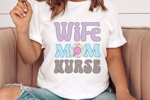 Retro Nurse Svg Bundle SVG Regulrcrative 