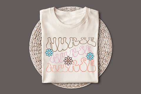 Retro Nurse Svg Bundle SVG Regulrcrative 