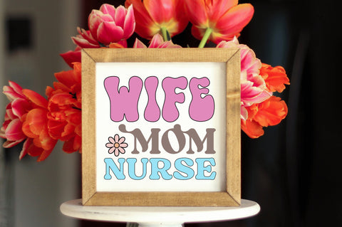 Retro Nurse Svg Bundle SVG Regulrcrative 