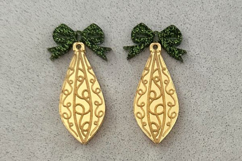 Retro Ornament Earring Bundle Laser SVG File SVG Crafting With Brenna 