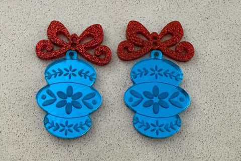 Retro Ornament Earring Bundle Laser SVG File SVG Crafting With Brenna 