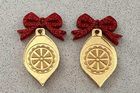 Retro Ornament Earring Bundle Laser SVG File SVG Crafting With Brenna 