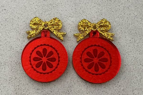 Retro Ornament Earring Bundle Laser SVG File SVG Crafting With Brenna 